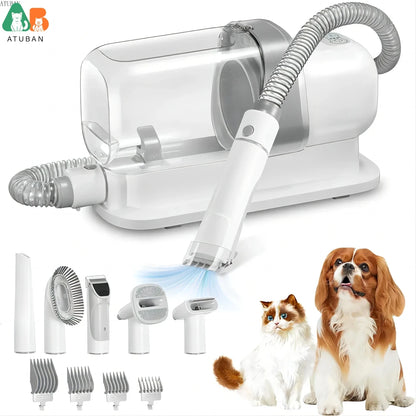 Pet Grooming Vacuum Kit for Dogs &amp; Cats